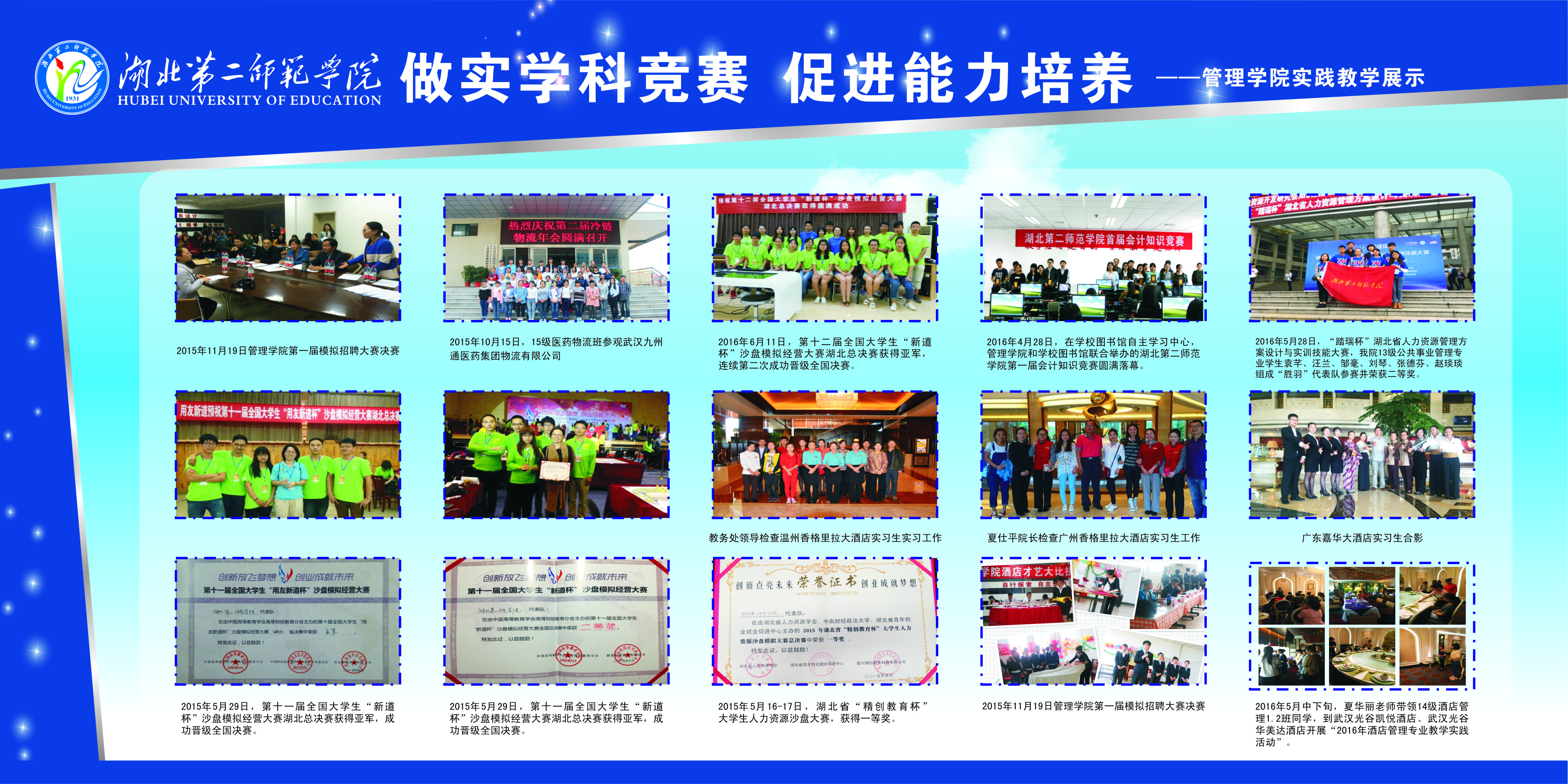 管理学院实习实践教学展示